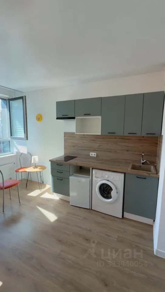 Студия, 22,8 м², 7/9 этаж