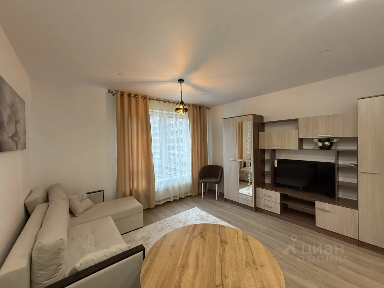 Студия, 25 м², 7/9 этаж
