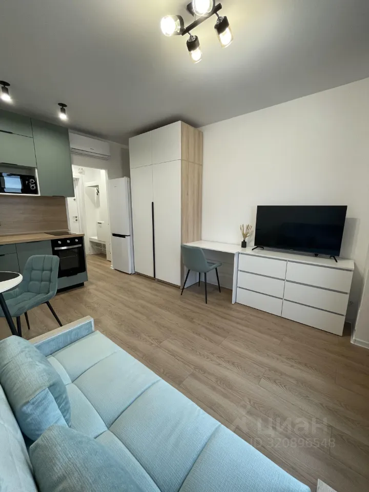 Студия, 20 м², 6/33 этаж