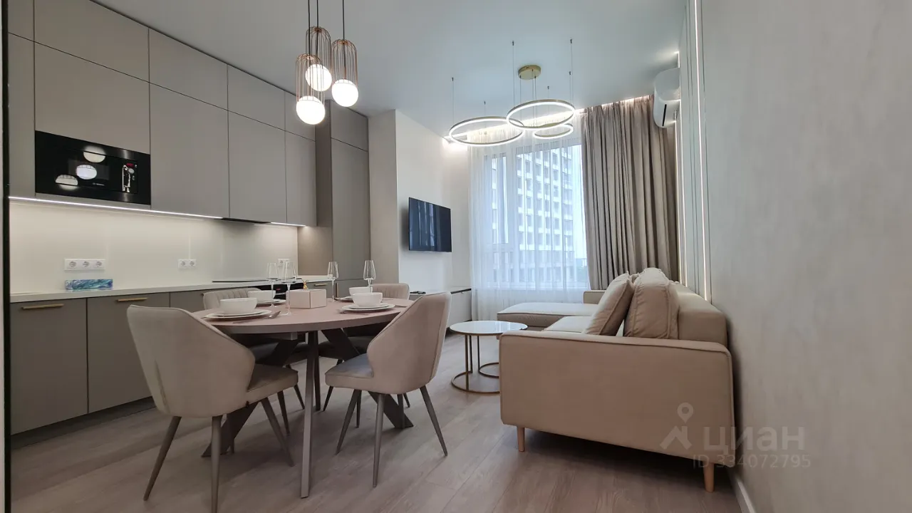 2-комн. квартира, 52 м², 7/34 этаж
