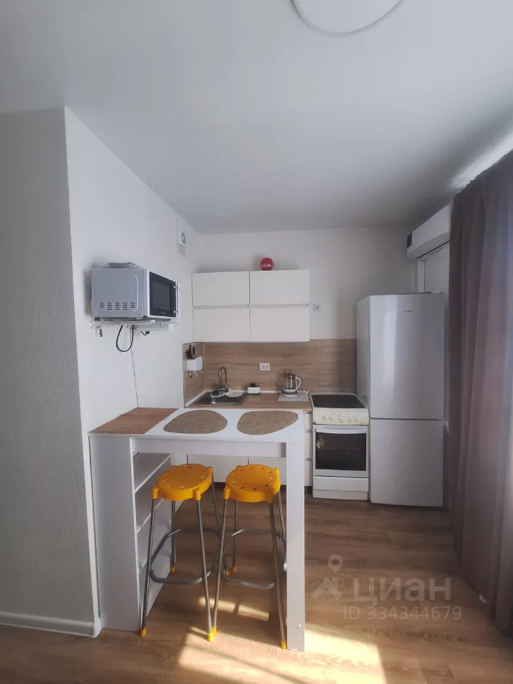 Студия, 25 м², 15/16 этаж