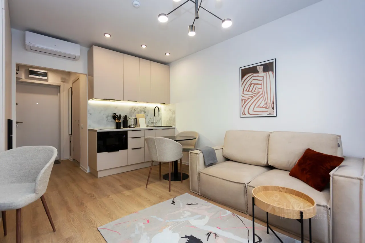 1-комн. квартира, 21,4 м², 10/33 этаж