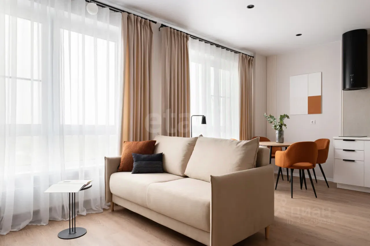 1-комн. квартира, 34 м², 12/17 этаж