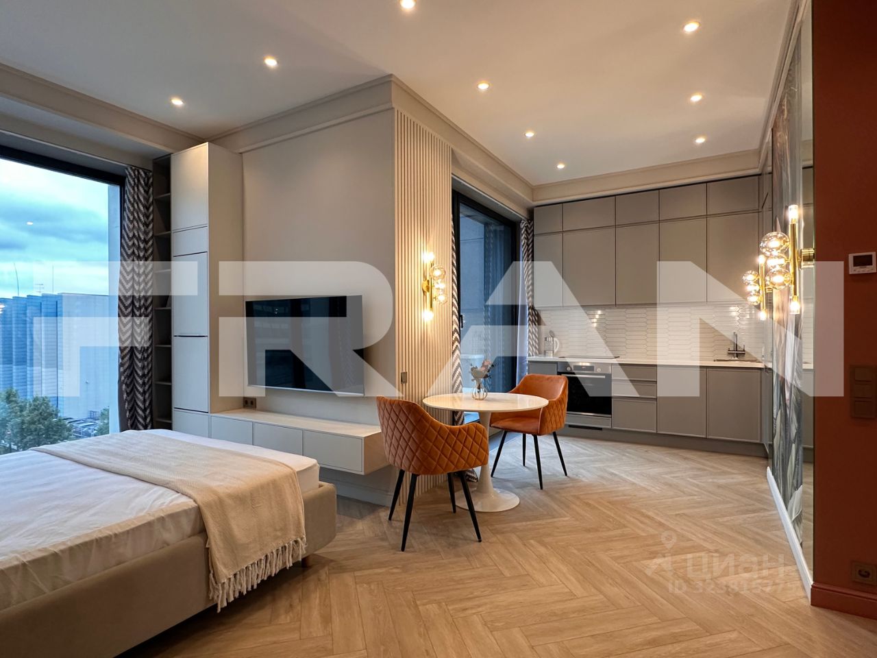 Студия, 40,3 м², 3/42 этаж