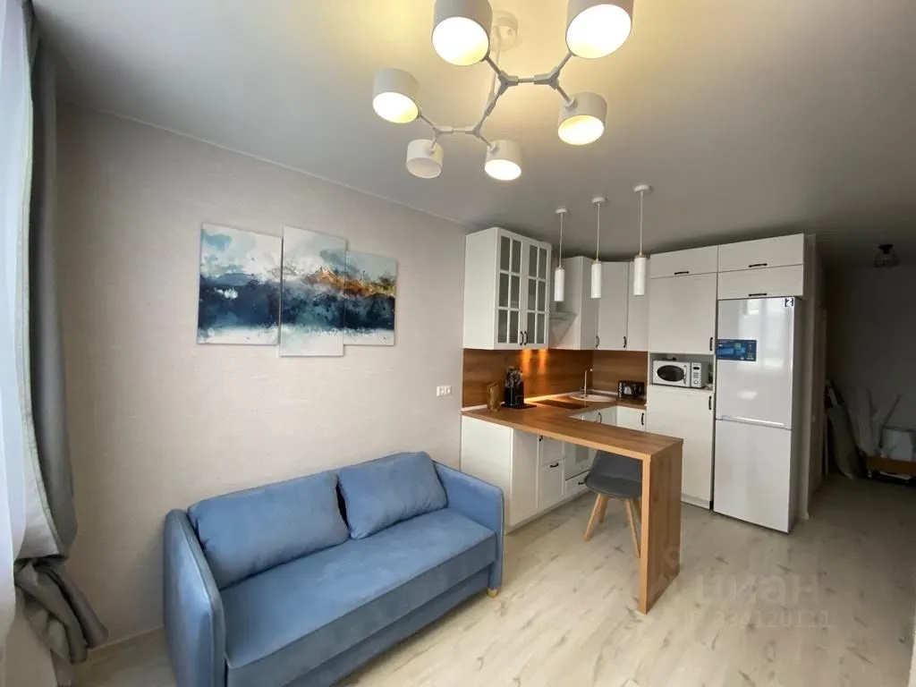 Студия, 20 м², 2/12 этаж