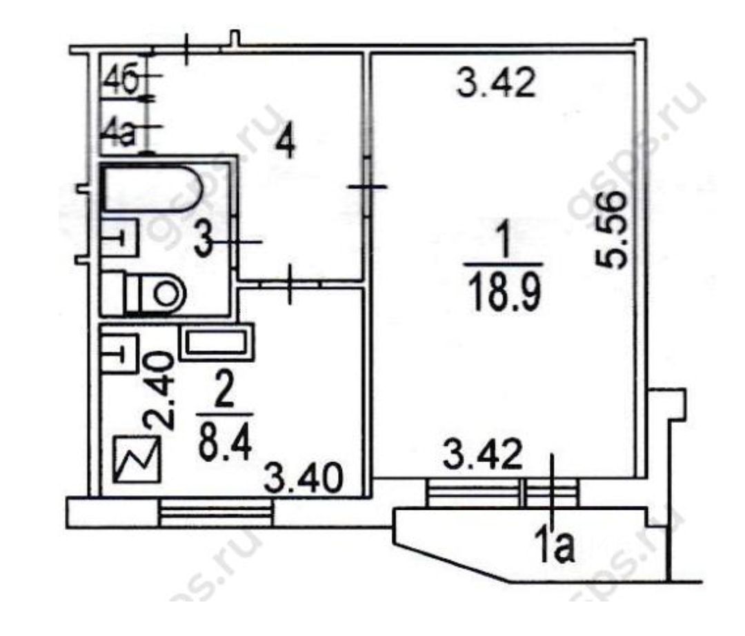1-комн. квартира, 35 м², 7/12 этаж