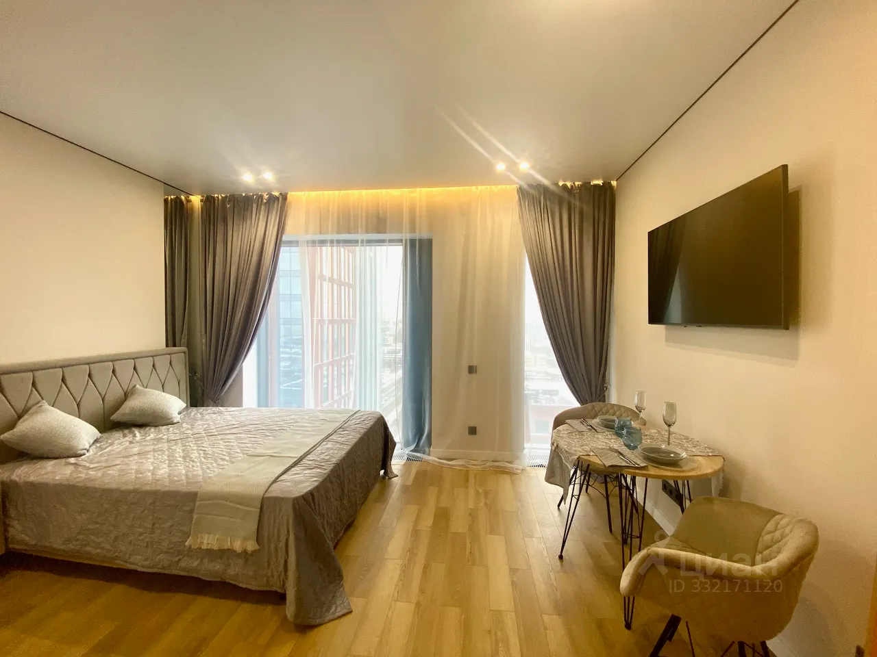 Студия, 27 м², 25/30 этаж
