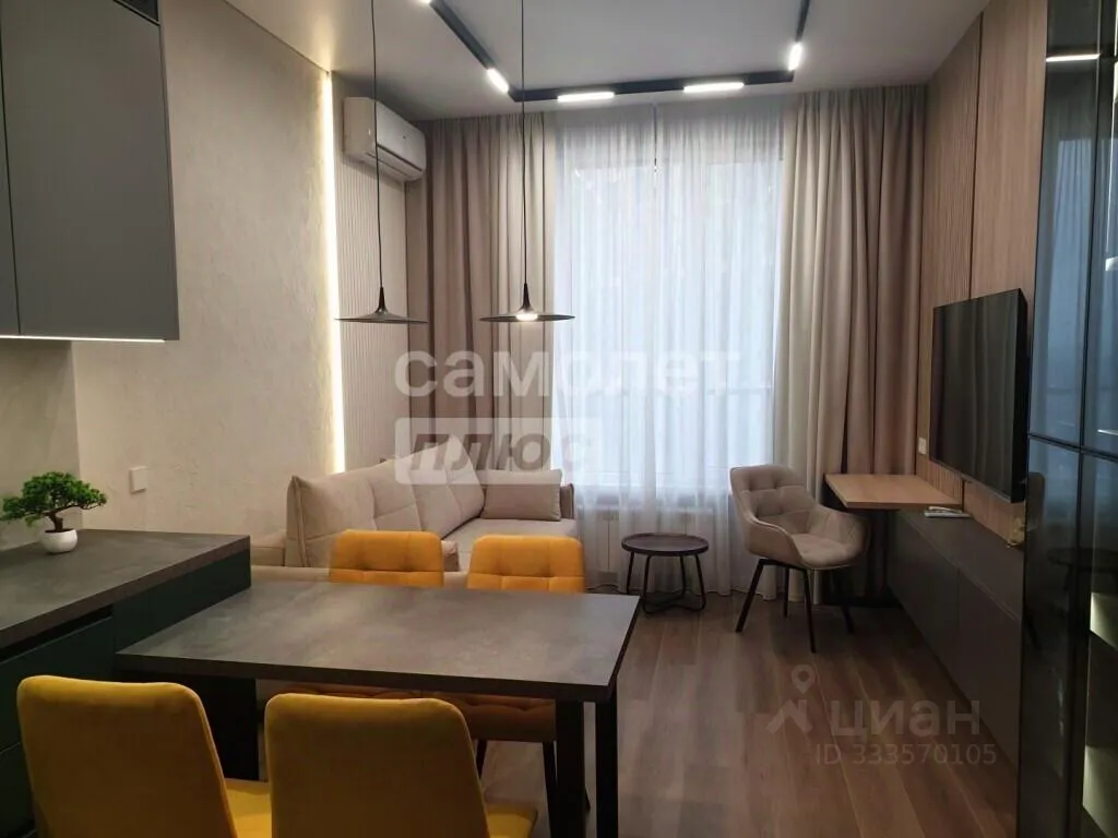 1-комн. квартира, 43,16 м², 23/46 этаж