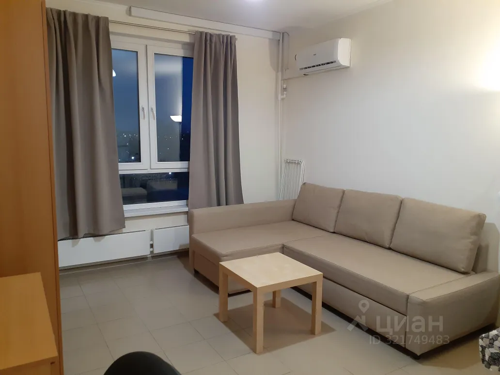 Студия, 35 м², 6/13 этаж