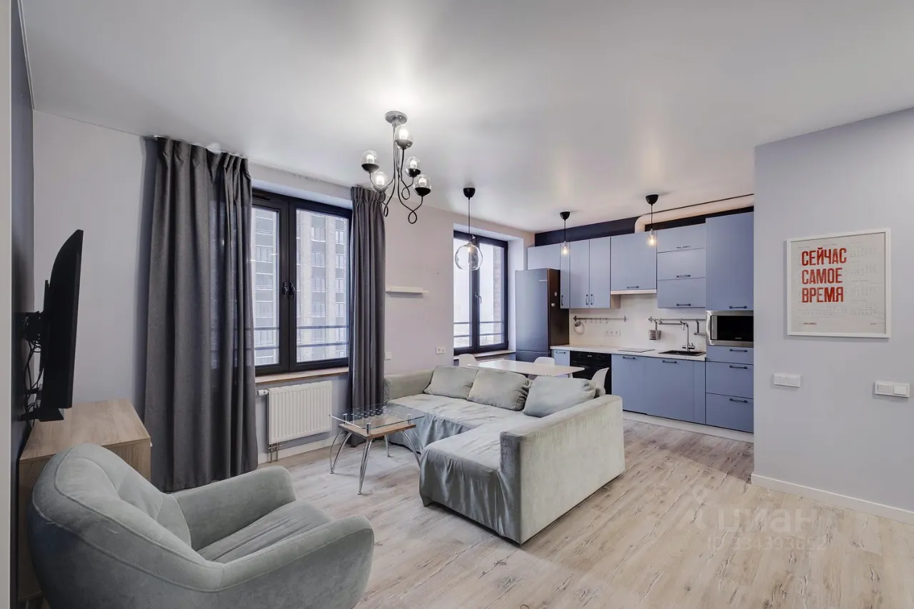 3-комн. квартира, 73 м², 10/47 этаж