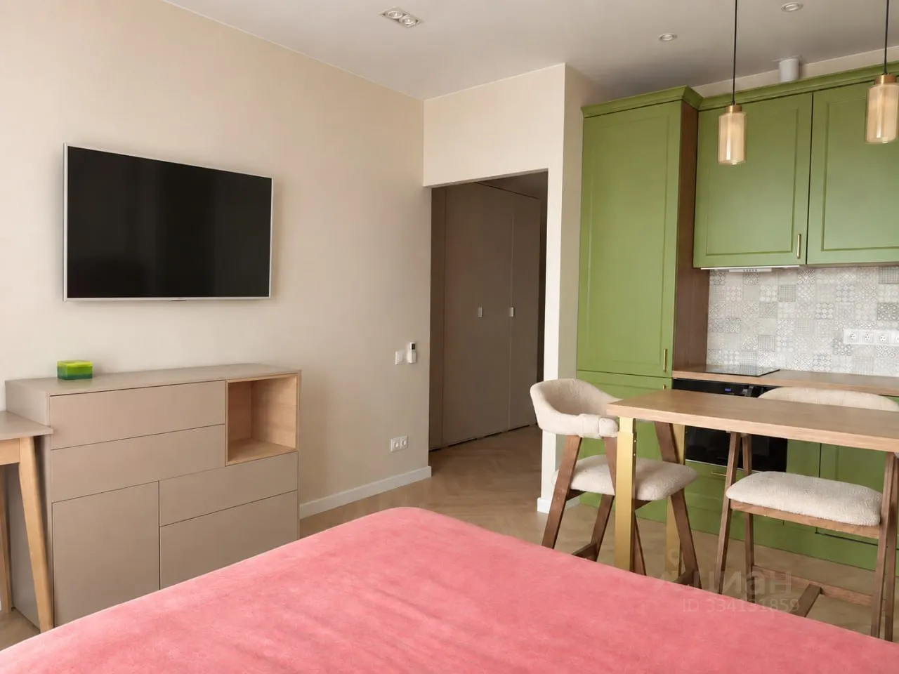 Студия, 27 м², 14/31 этаж