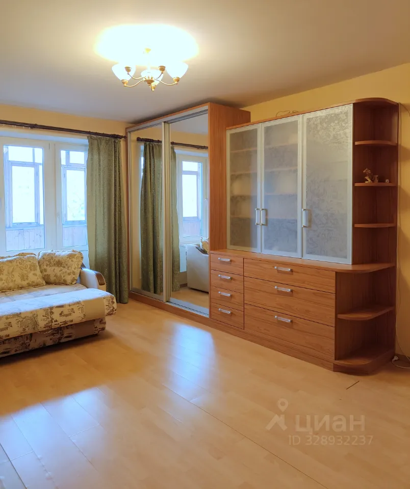 1-комн. квартира, 34,8 м², 8/9 этаж