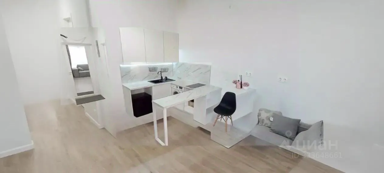 Студия, 22 м², 6/11 этаж