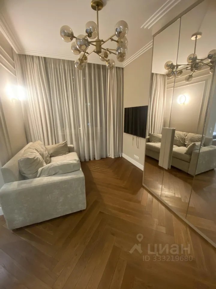 1-комн. квартира, 37,8 м², 8/23 этаж