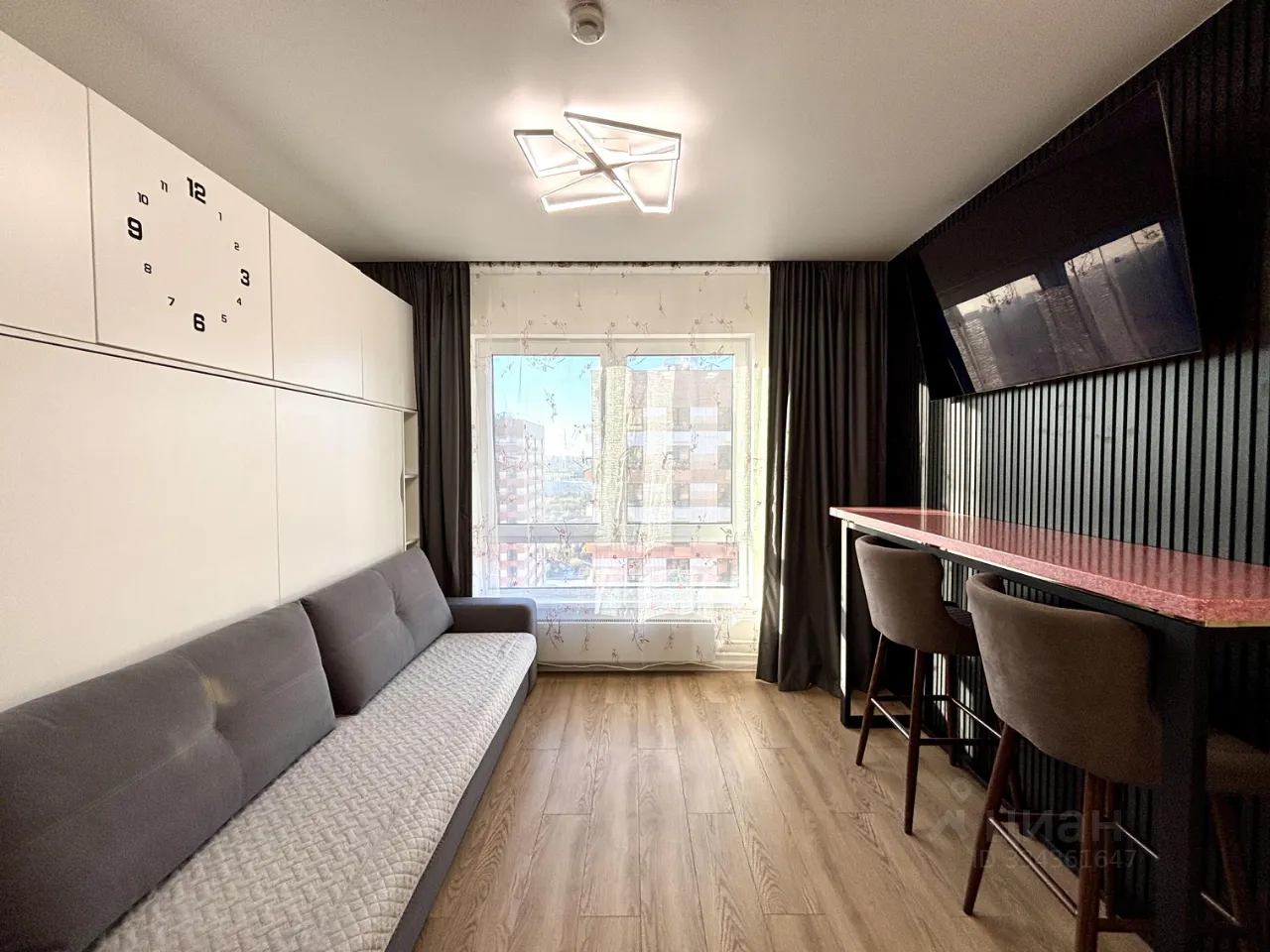 Студия, 20 м², 32/33 этаж