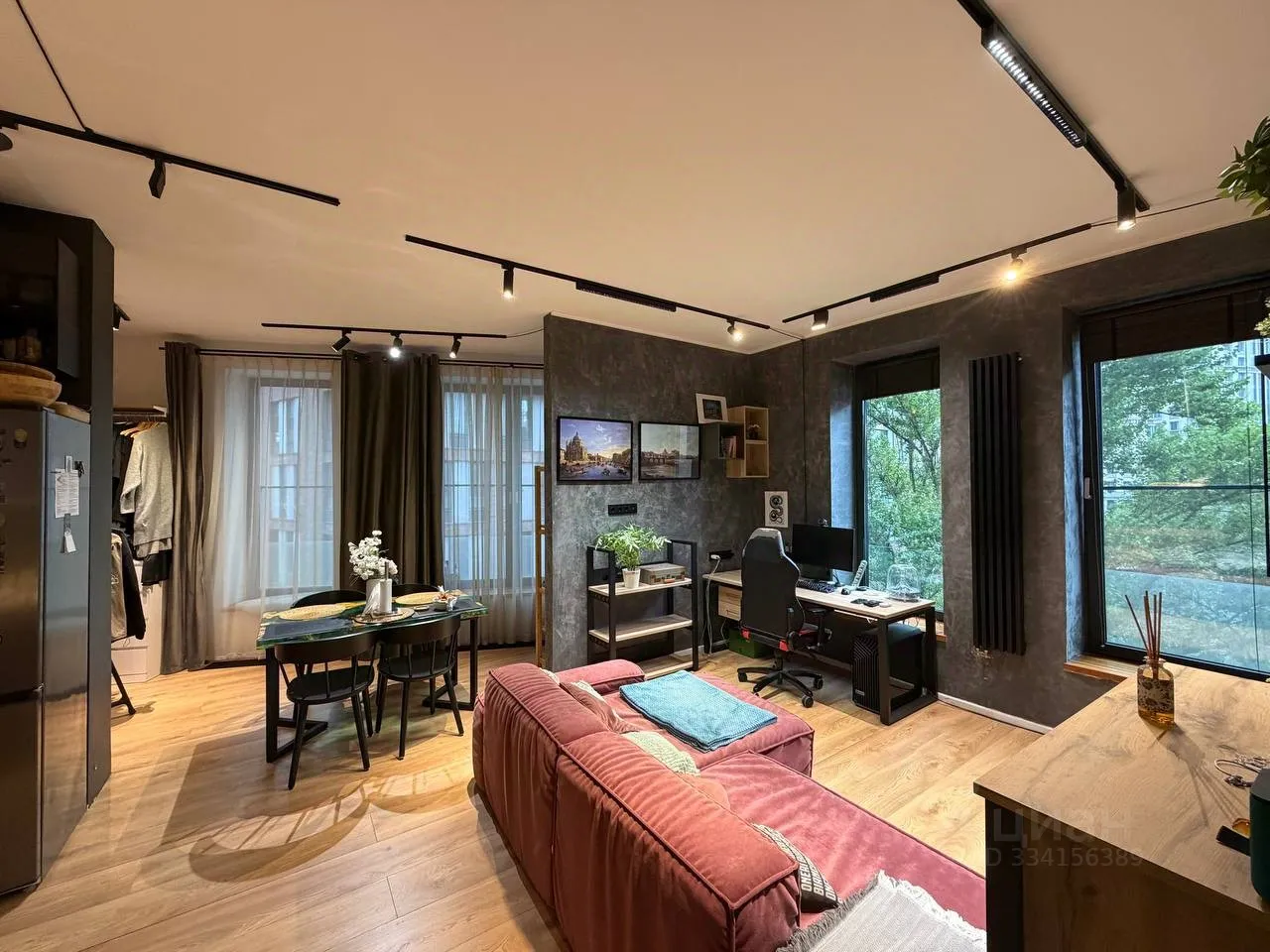 2-комн. квартира, 59,6 м², 3/26 этаж