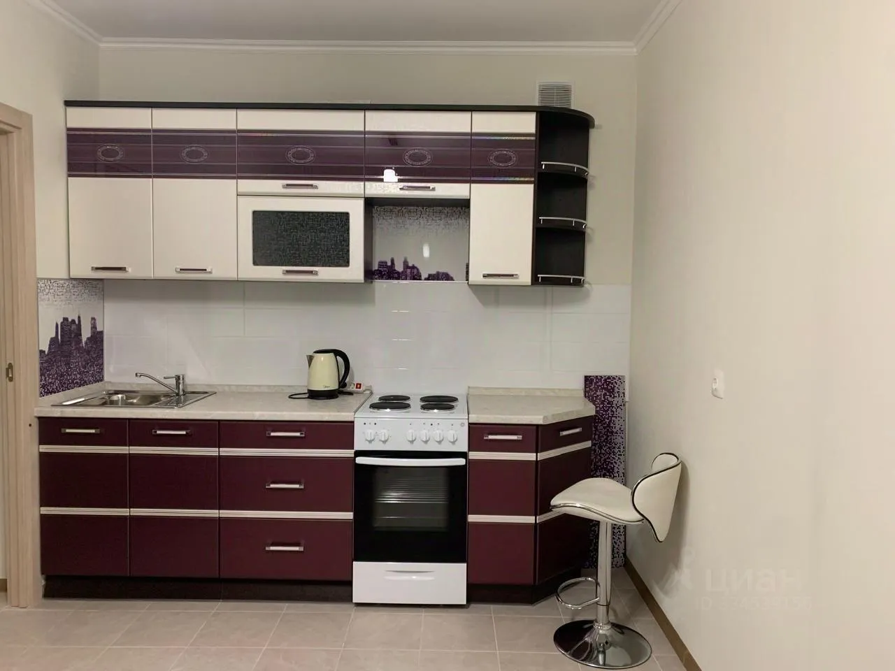 2-комн. квартира, 60,6 м², 3/25 этаж