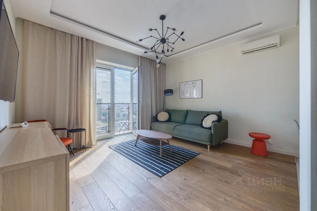 2-комн. квартира, 54,5 м², 17/30 этаж