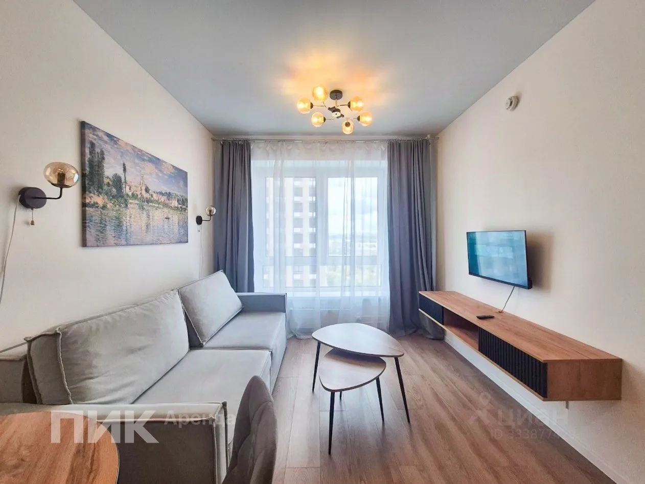 1-комн. квартира, 33,4 м², 12/25 этаж