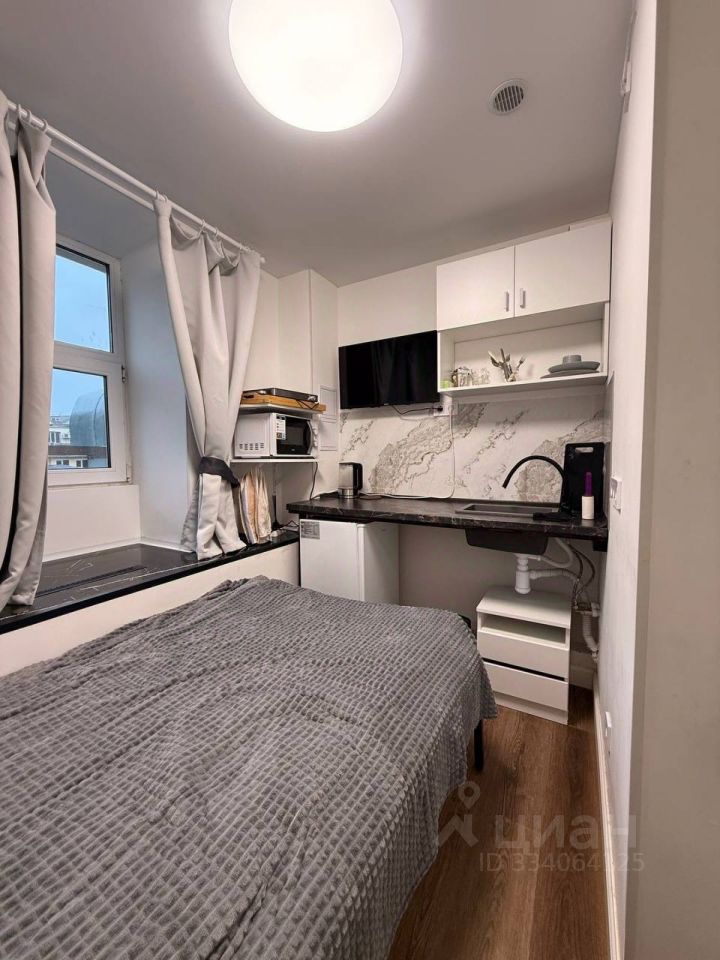 Студия, 17 м², 2/5 этаж