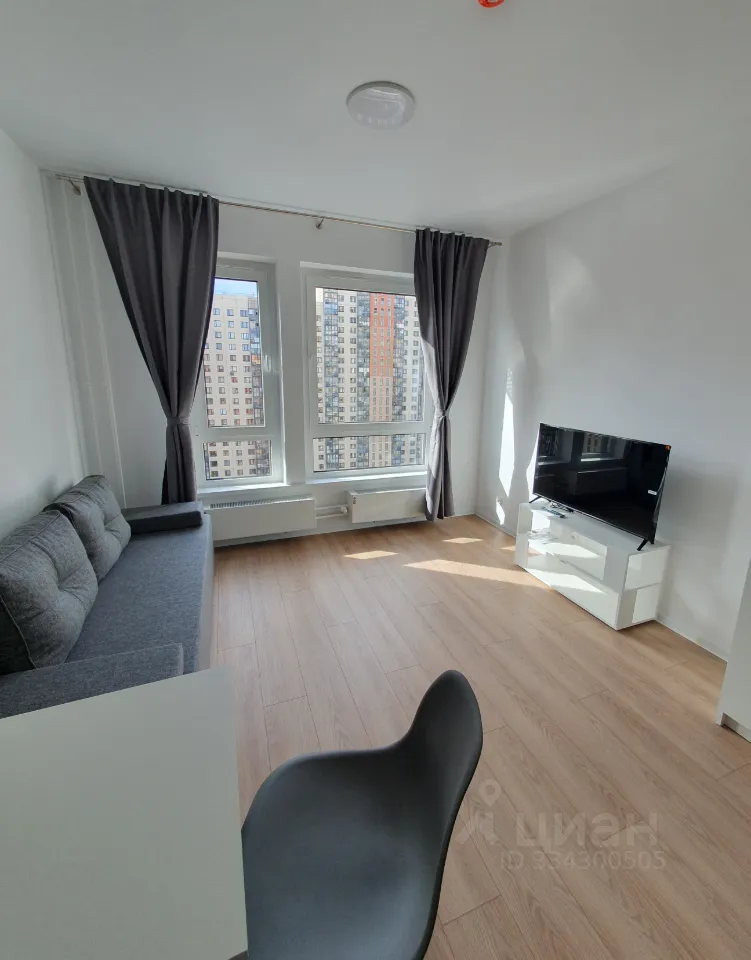 Студия, 20 м², 18/19 этаж