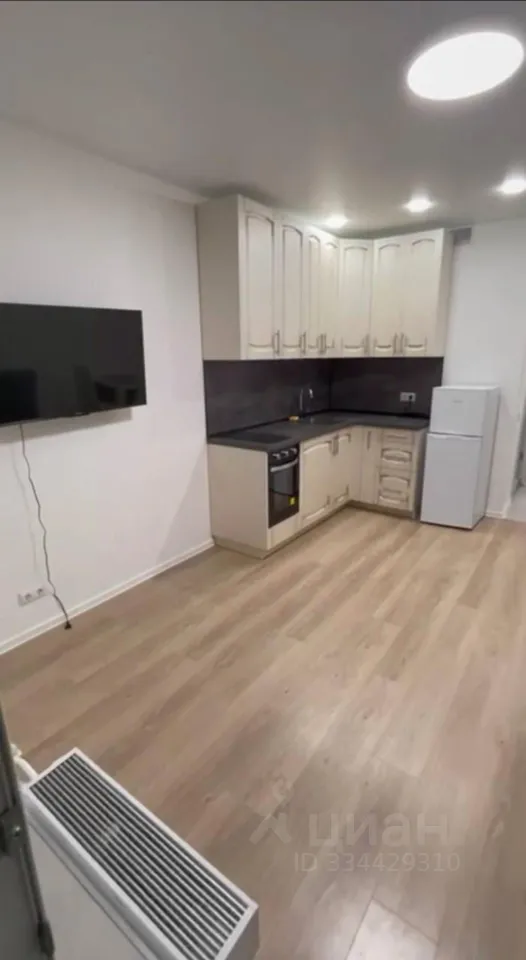 Студия, 22 м², 8/17 этаж