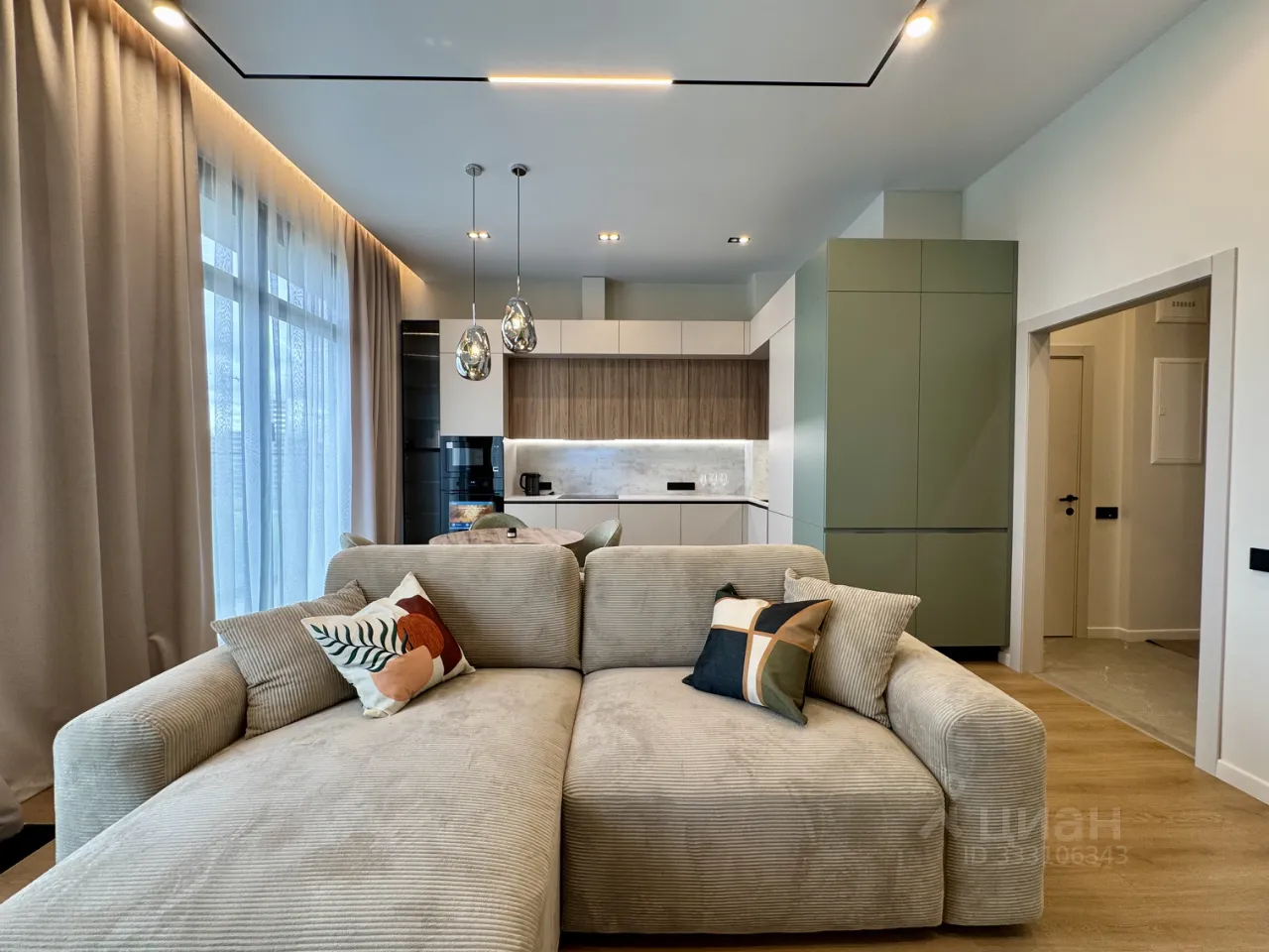 2-комн. квартира, 60,5 м², 8/12 этаж