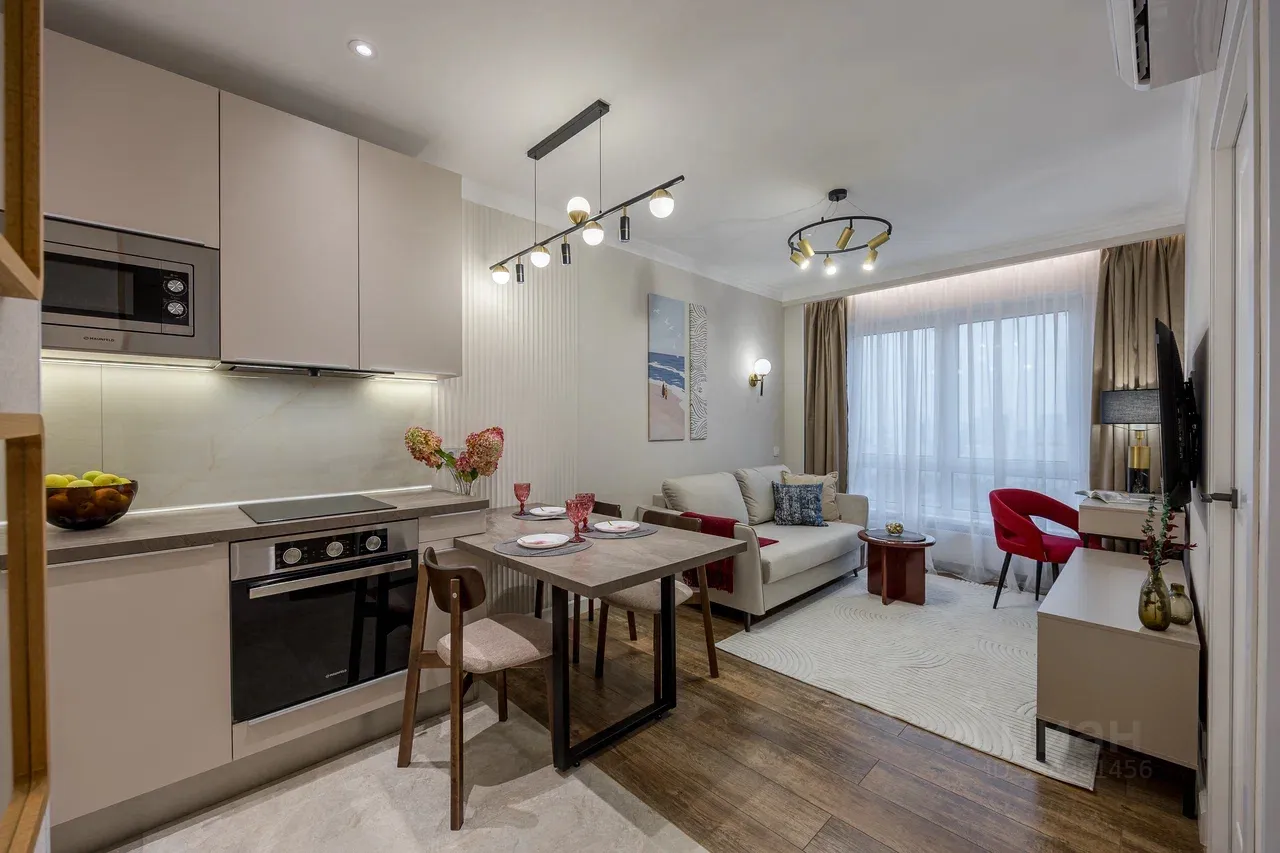 1-комн. квартира, 34,2 м², 31/33 этаж
