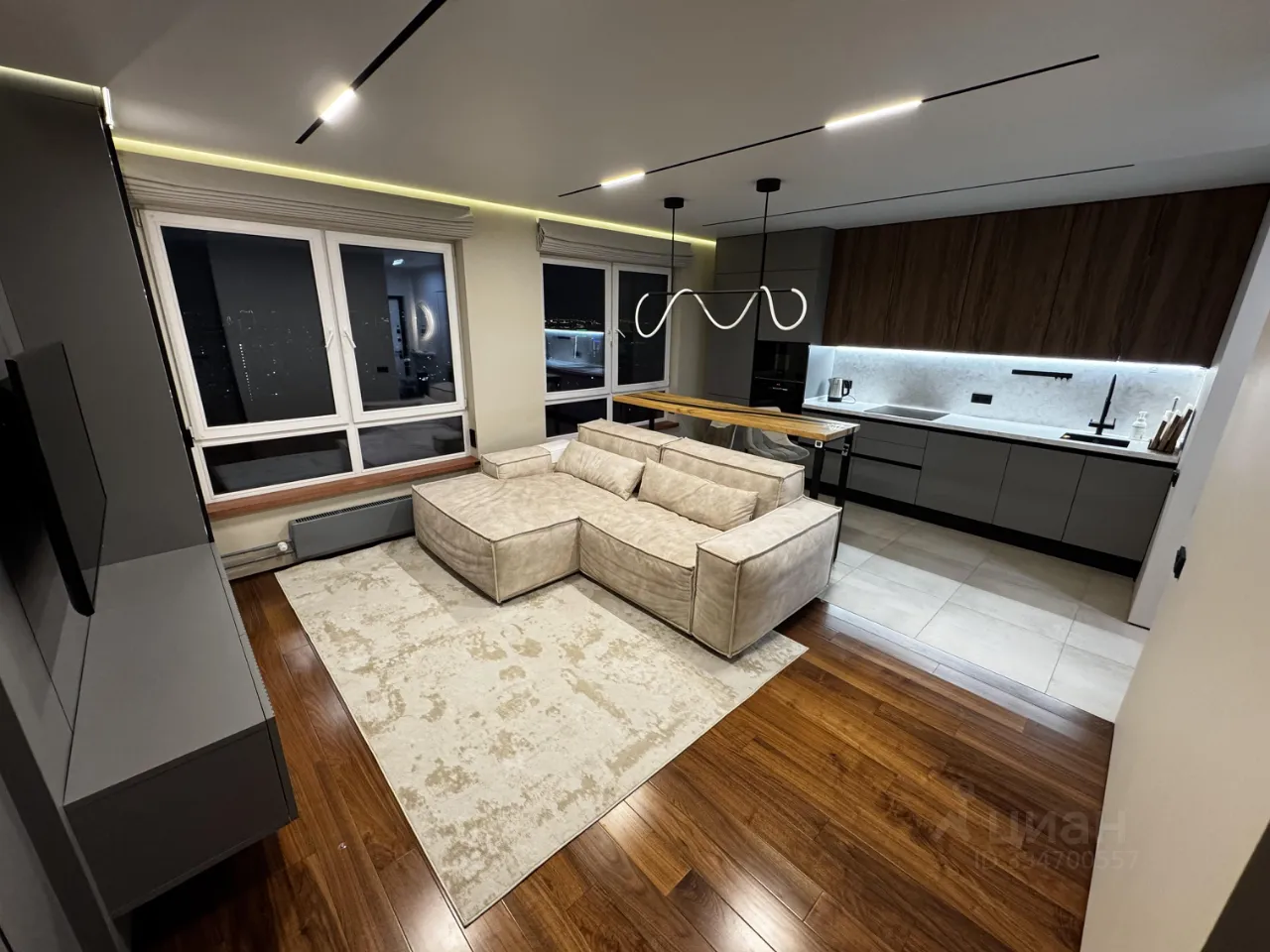 2-комн. квартира, 61 м², 29/31 этаж