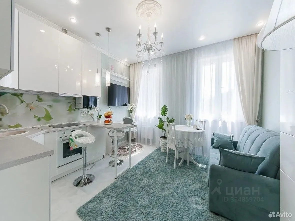 Студия, 35 м², 2/21 этаж