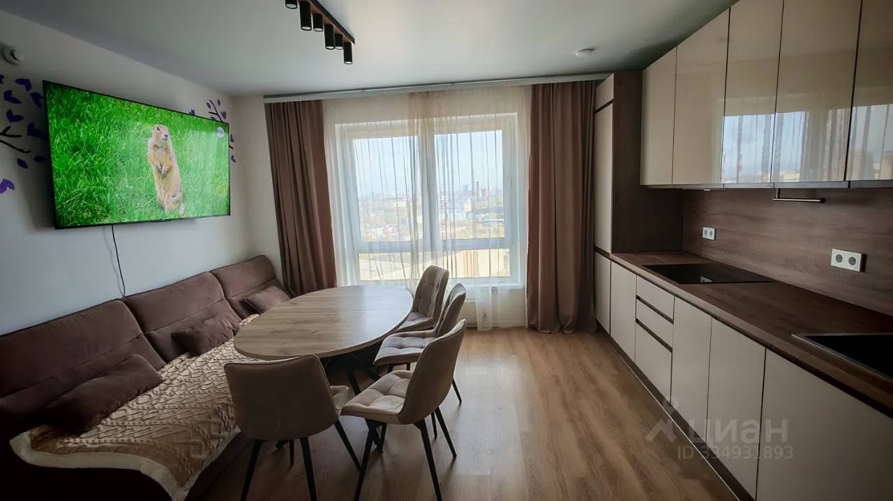 2-комн. квартира, 51 м², 22/33 этаж