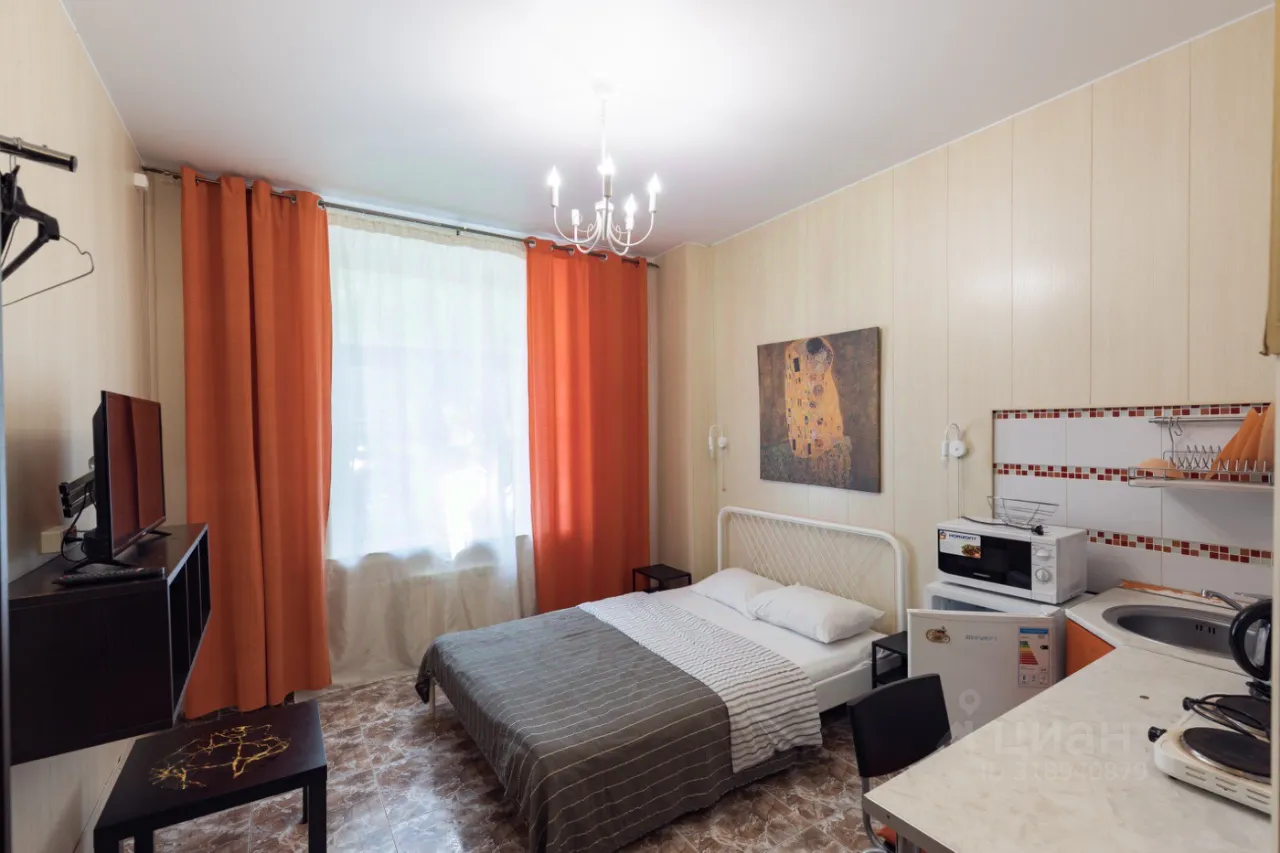 Студия, 13 м², 1/7 этаж