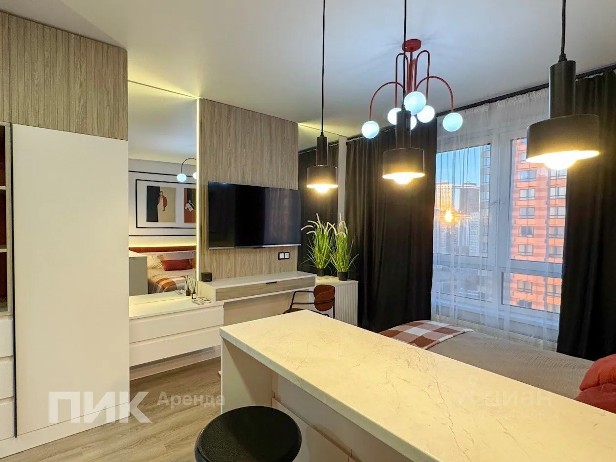 Студия, 21 м², 24/33 этаж