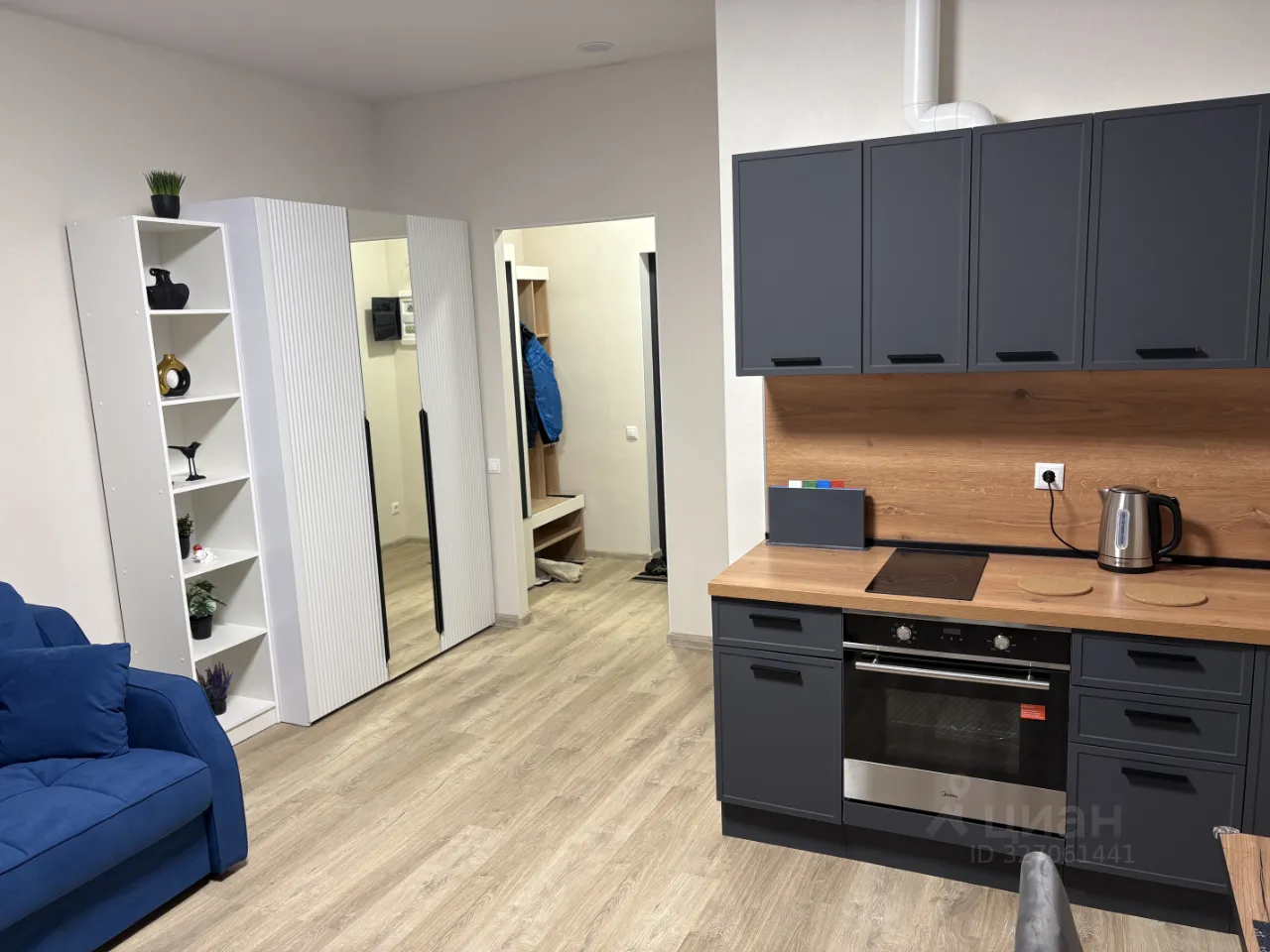 Студия, 27,2 м², 20/24 этаж