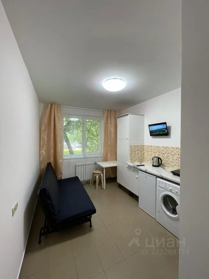 Студия, 14 м², 1/12 этаж