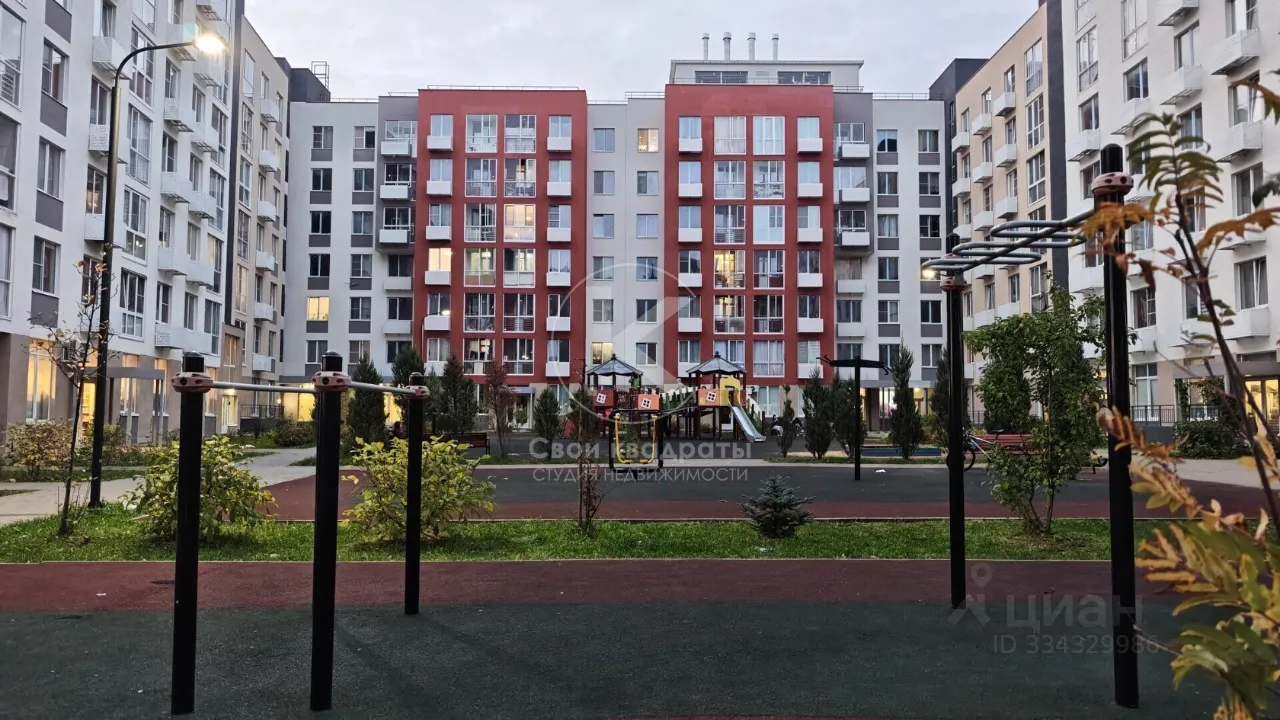 Студия, 25,1 м², 6/7 этаж