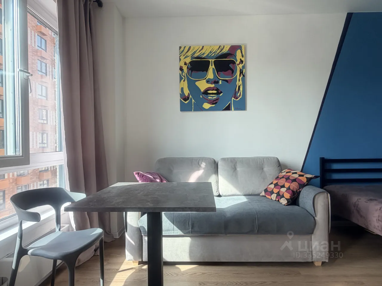 Студия, 25,4 м², 8/34 этаж