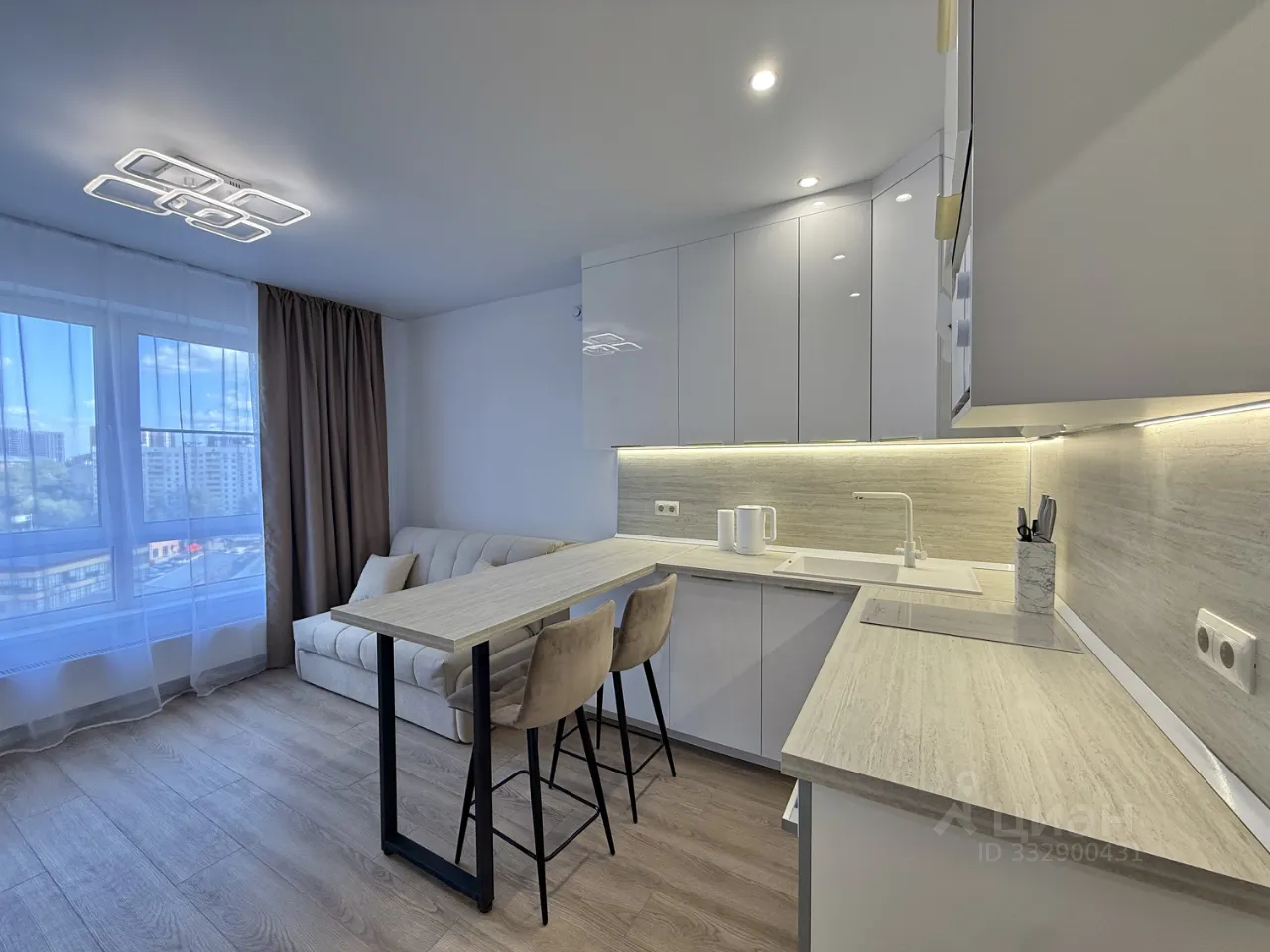 Студия, 21,6 м², 10/14 этаж