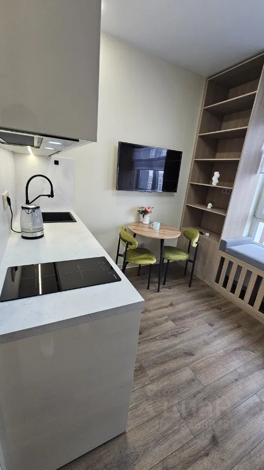 Студия, 18 м², 24/25 этаж