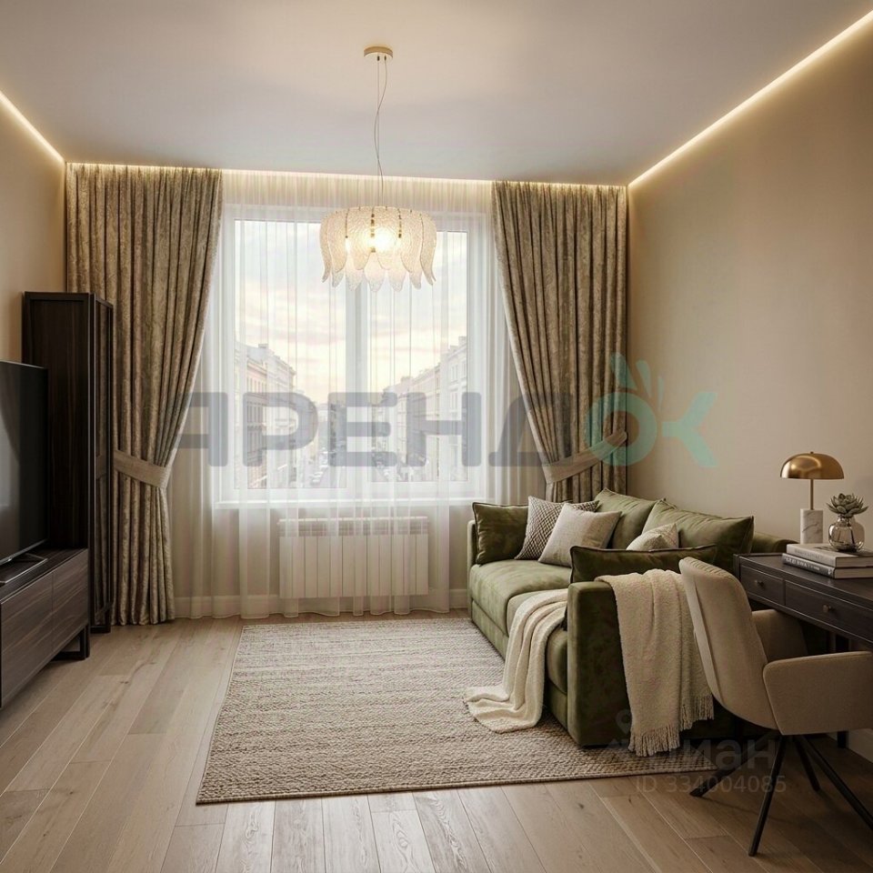 3-комн. квартира, 65 м², 25/27 этаж