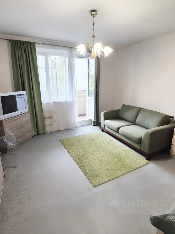 1-комн. квартира, 38 м², 4/12 этаж