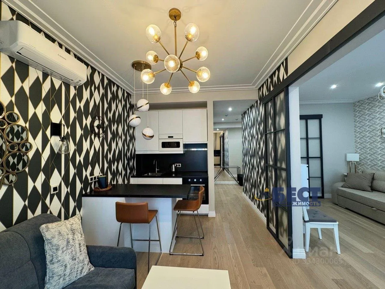 2-комн. квартира, 46 м², 35/44 этаж