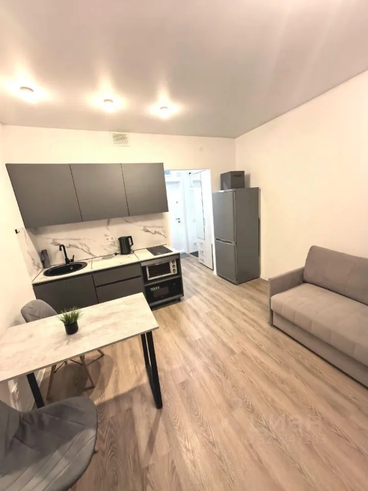 Студия, 19,7 м², 15/25 этаж