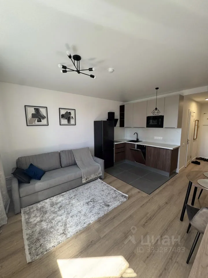 Студия, 25,3 м², 6/13 этаж