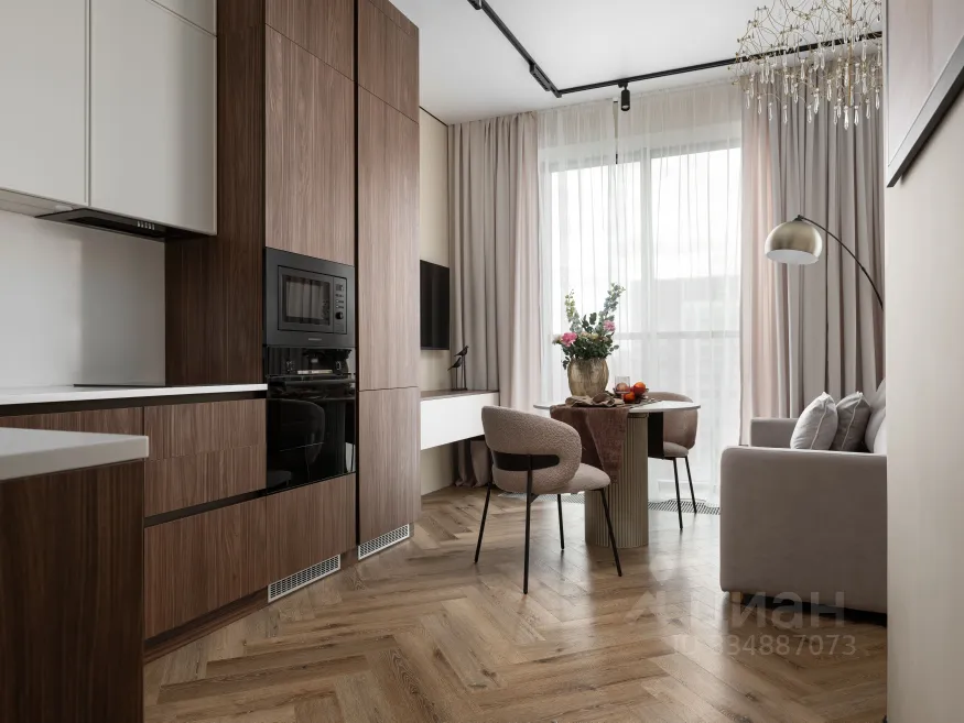Студия, 37,2 м², 32/43 этаж