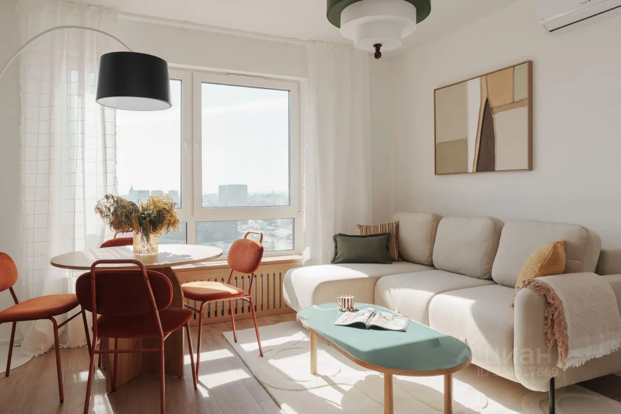 2-комн. квартира, 45,1 м², 23/33 этаж