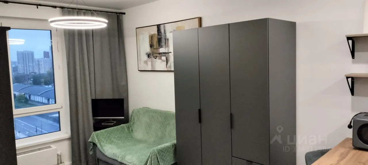 1-комн. квартира, 32 м², 9/33 этаж