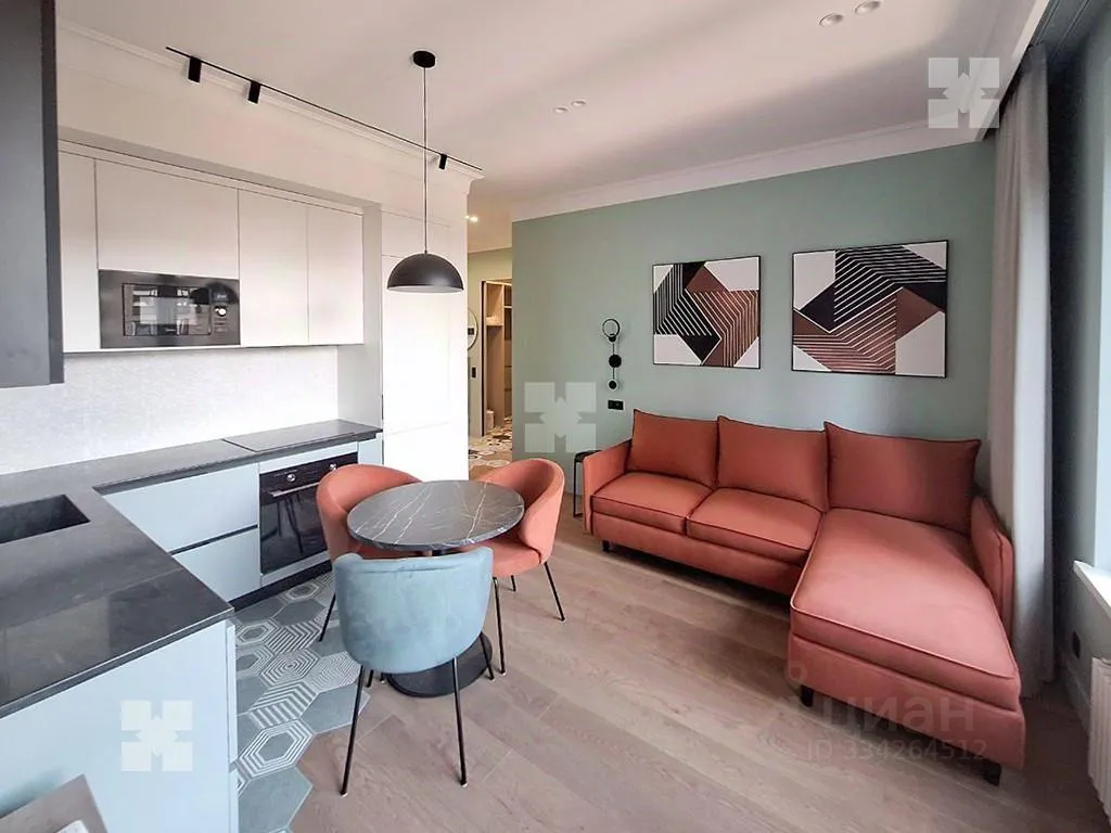 2-комн. квартира, 45 м², 12/22 этаж
