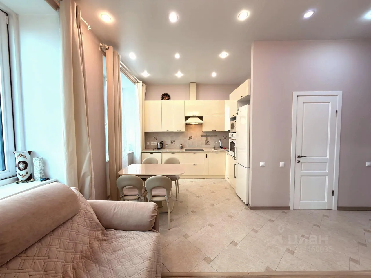 3-комн. квартира, 65 м², 8/19 этаж