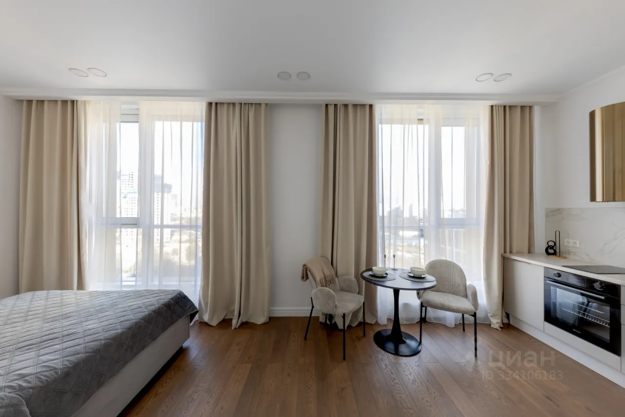 Студия, 35 м², 11/13 этаж